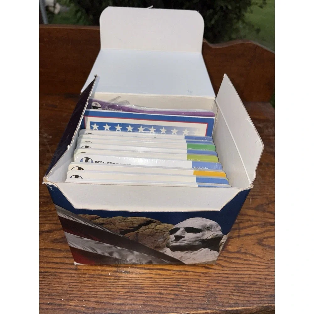 Story of America Cards Box Set by Grolier History Home School Life in America